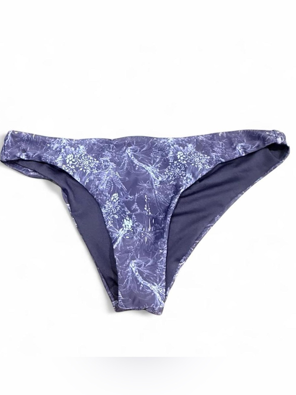 Phax Blue and white floral bikini bottoms Size S.